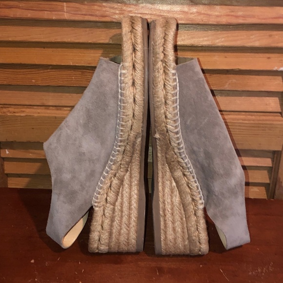 Rag & Bone Suede Leather Wedge Sandals - Picture 8 of 10